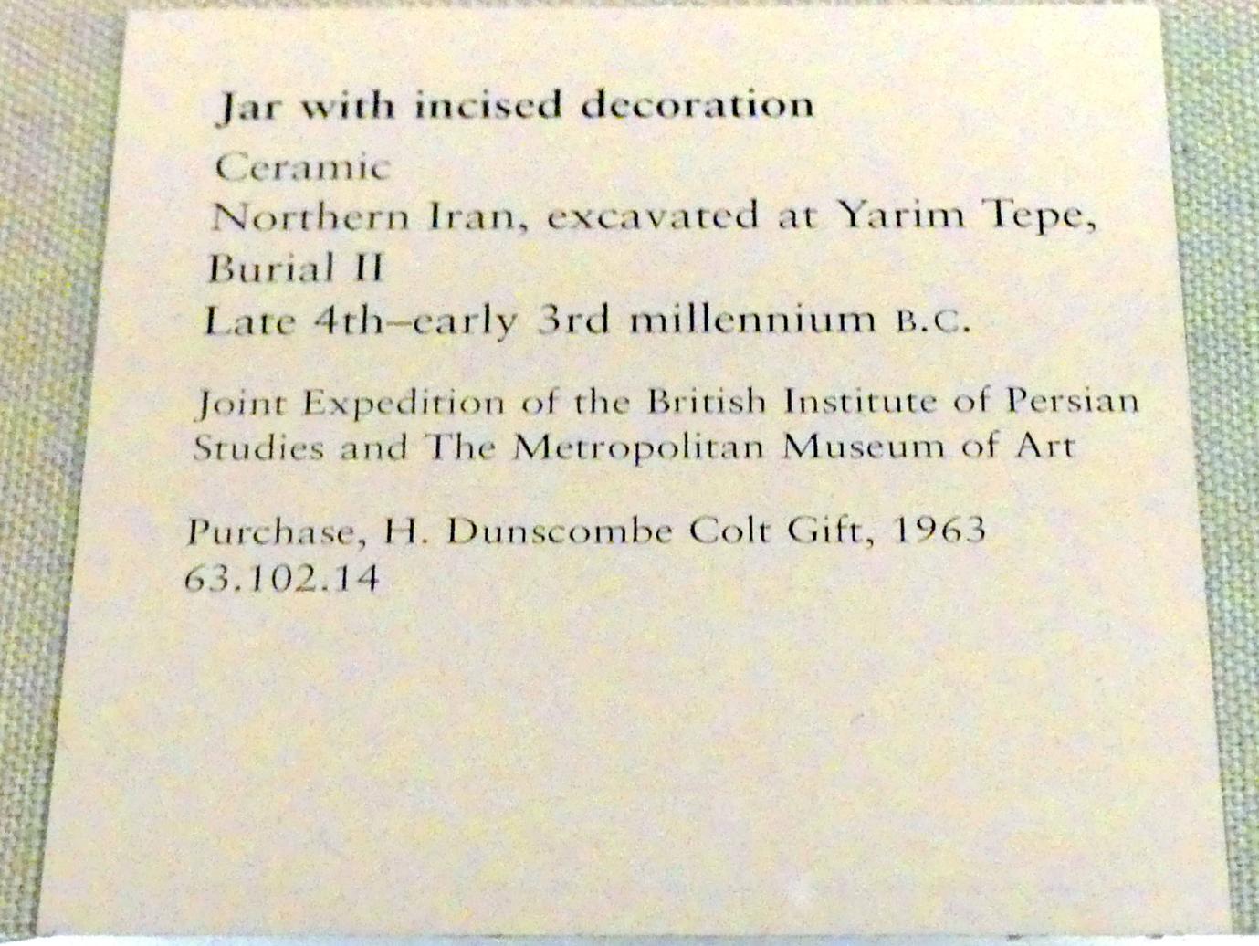 Topf mit Ritzdekor, Frühe Bronzezeit, 3365 - 1200 v. Chr., 2800 v. Chr., Bild 2/2