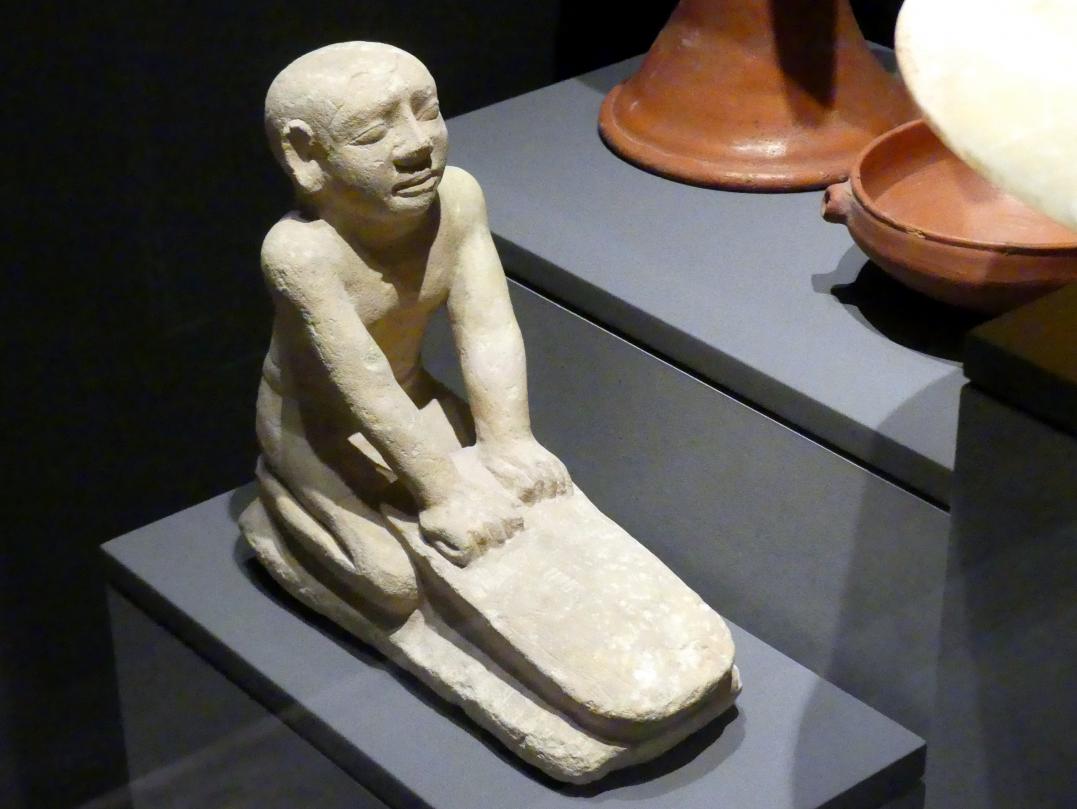 Figur eines Korn mahlenden Dieners, 6. Dynastie, Undatiert, 2250 v. Chr.