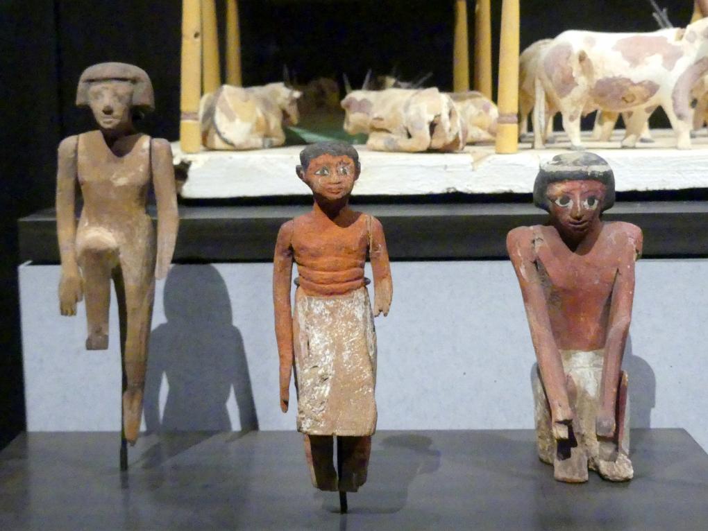 Figuren aus verschiedenen Modellen, 12. Dynastie, 1803 - 1634 v. Chr., 1900 v. Chr.