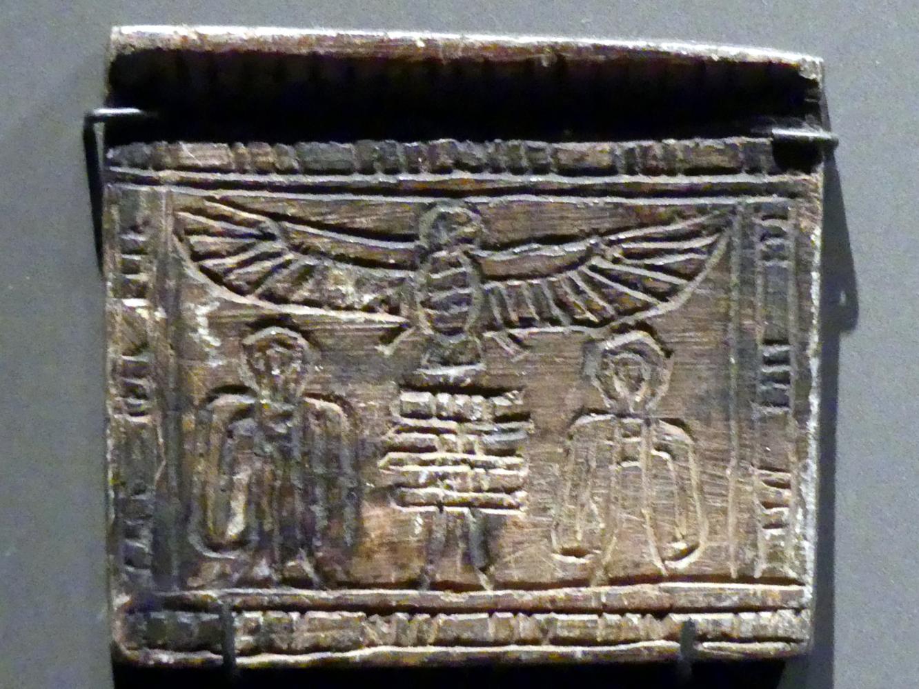 Pektoral mit Ba-Vogel und Djed-Pfeilern, Neues Reich, 1210 - 835 v. Chr., 1550 - 1100 v. Chr.