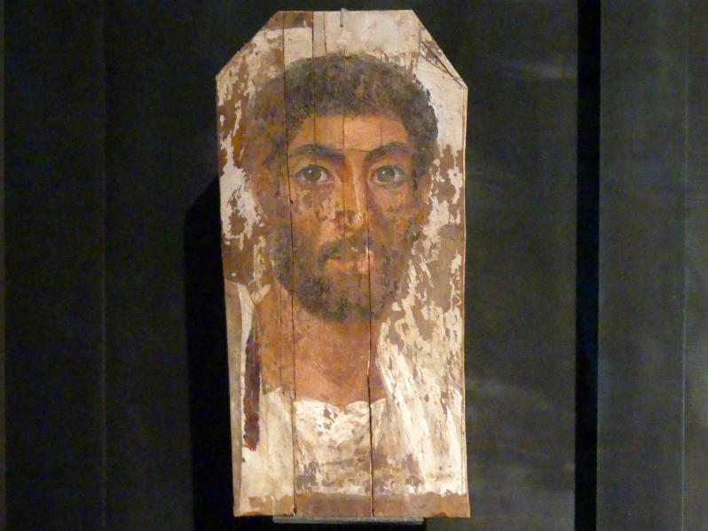 Mumienporträt eines jungen Mannes, Römische Kaiserzeit, 27 v. Chr. - 54 n. Chr., 100 - 200, Bild 1/2