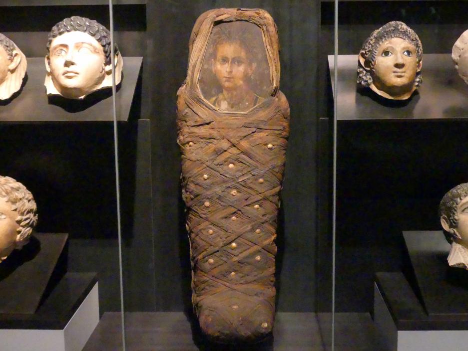 Mumie eines vierjährigen Kindes, Römische Kaiserzeit, 27 v. Chr. - 54 n. Chr., 80, Bild 1/3