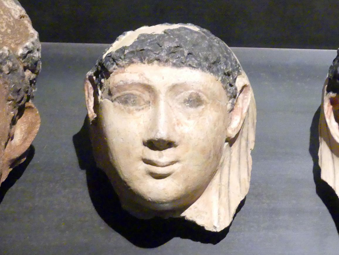 Mumienmaske eines jungen Mannes, Römische Kaiserzeit, 27 v. Chr. - 54 n. Chr., 1 - 100