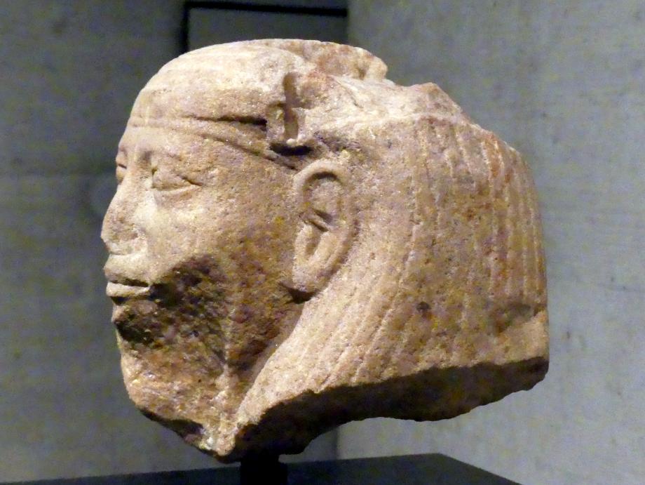Kopf einer Figur des Gottes Sopdu, 12. Dynastie, 1678 - 1634 v. Chr., 1950 - 1900 v. Chr., Bild 2/3