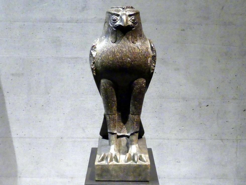 Figur des Gottes Horus als Falke, Ptolemäische Zeit, 400 v. Chr. - 1 n. Chr., 300 - 200 v. Chr.