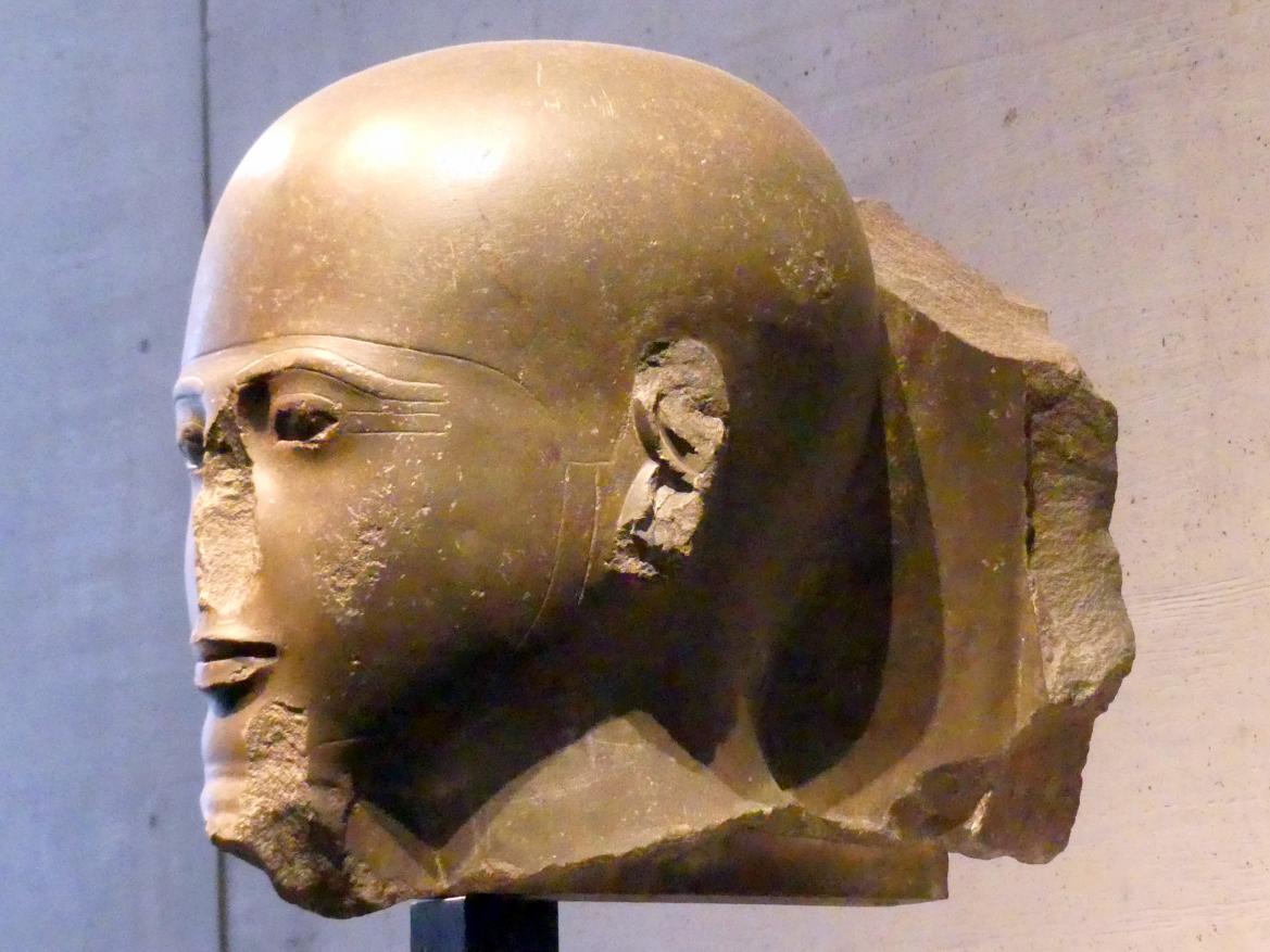 Kopf einer Kolossalfigur des Gottes Ptah, 18. Dynastie, 1210 - 966 v. Chr., 1370 v. Chr., Bild 2/3