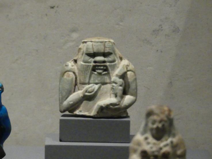 Figur des Bes, ein Kind stillend, Spätzeit, 664 - 332 v. Chr., 700 - 500 v. Chr.