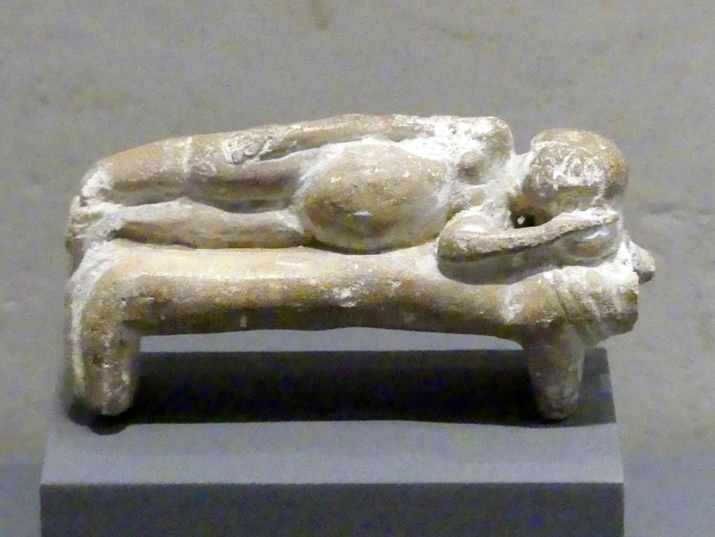 Figur einer Schwangeren, auf Bett liegend, Neues Reich, 953 - 887 v. Chr., 1200 - 1100 v. Chr., Bild 1/3