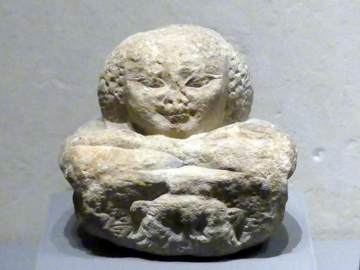 Oberteil einer Heilerfigur (statue guérisseuse) mit magischem Text, Spätzeit, 360 - 342 v. Chr., 400 - 300 v. Chr., Bild 1/2