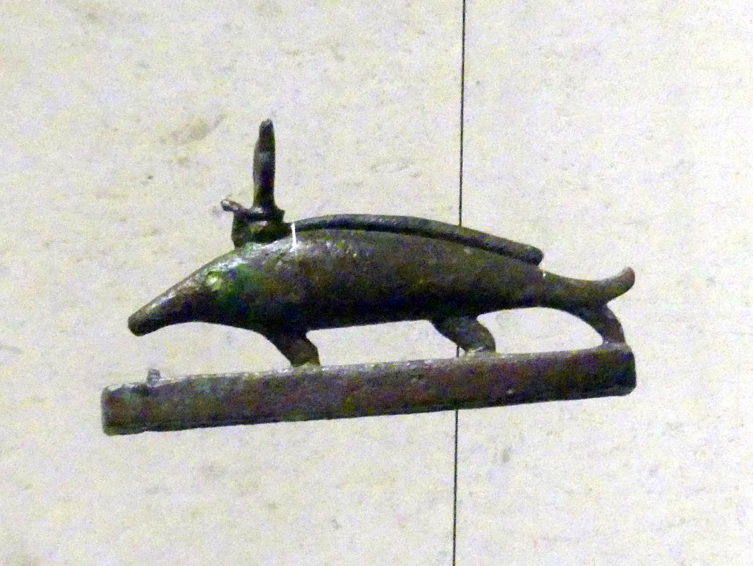 Elf Oxyrhynchos-Fische mit Götterkronen, Spätzeit, 360 - 342 v. Chr., 600 - 300 v. Chr., Bild 2/4