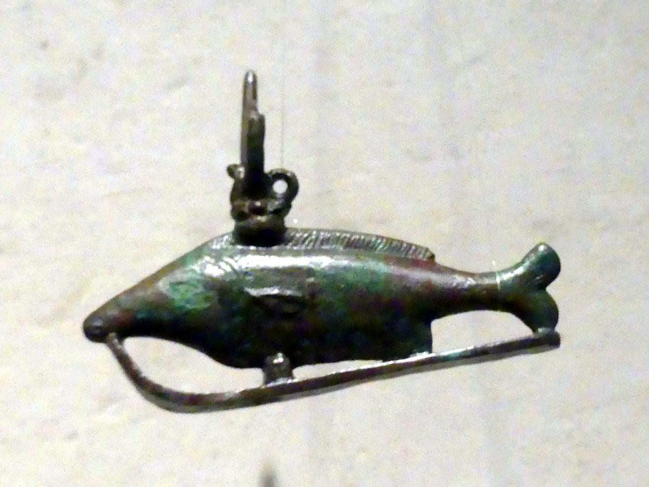 Elf Oxyrhynchos-Fische mit Götterkronen, Spätzeit, 360 - 342 v. Chr., 600 - 300 v. Chr., Bild 3/4