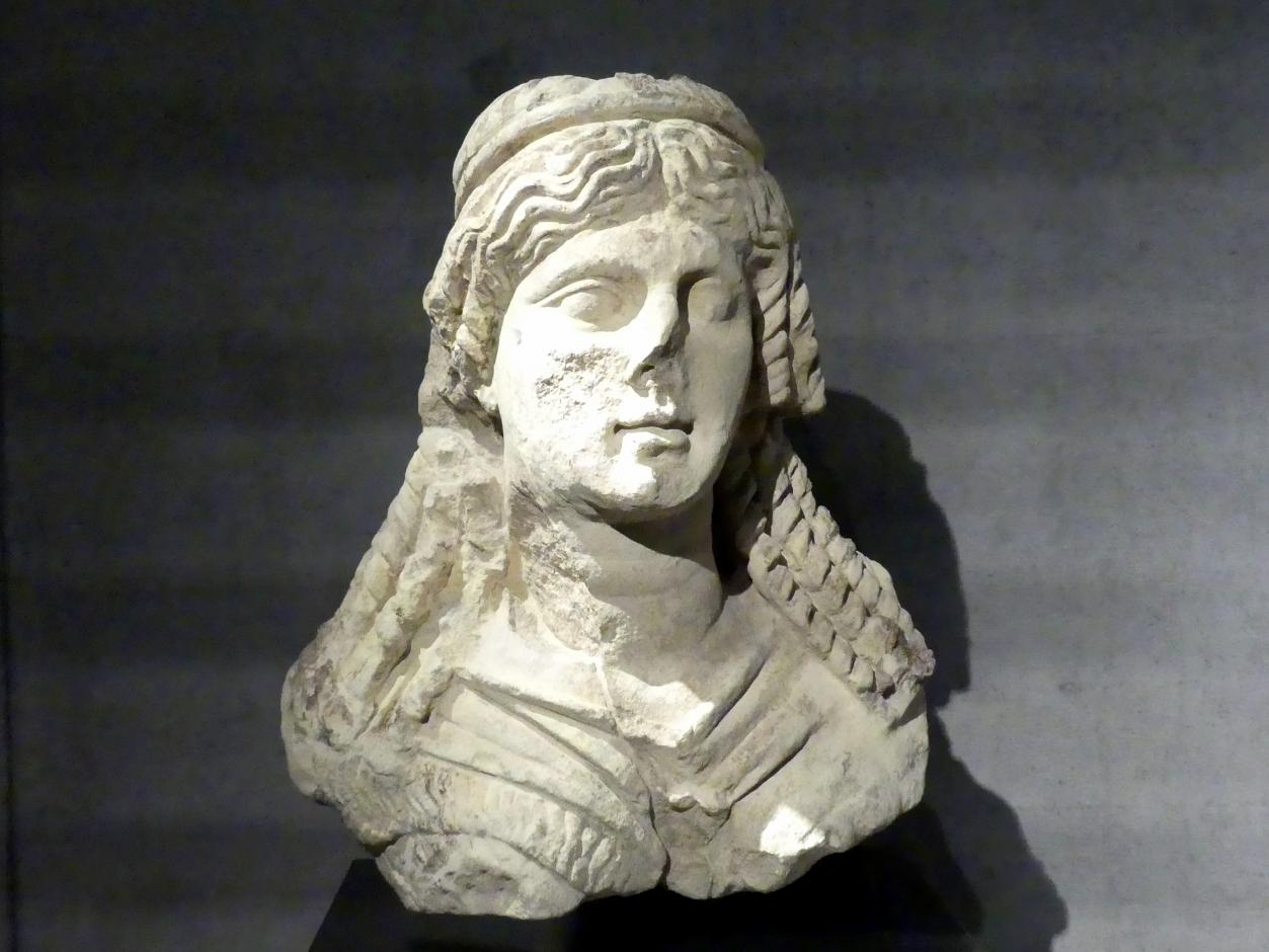 Oberteil einer Statue der Göttin Isis, Römische Kaiserzeit, 27 v. Chr. - 54 n. Chr., 300 - 500