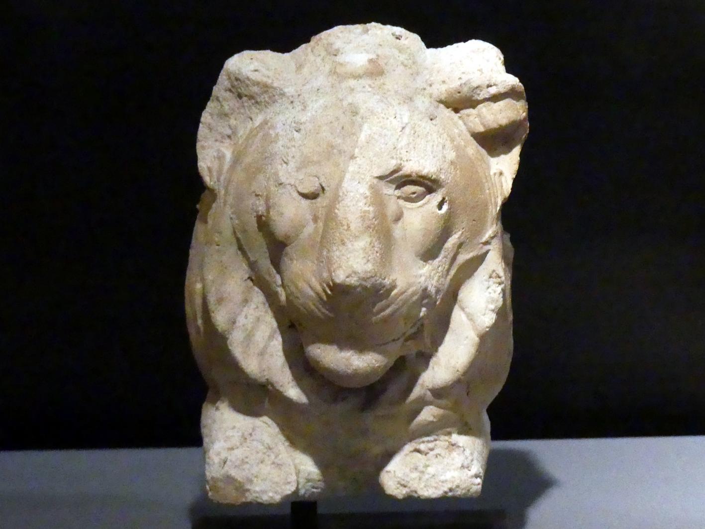 Antiker Abguss einer Bildhauervorlage für einen Löwenkopf, Ptolemäische Zeit, 400 v. Chr. - 1 n. Chr., 400 - 200 v. Chr., Bild 1/2