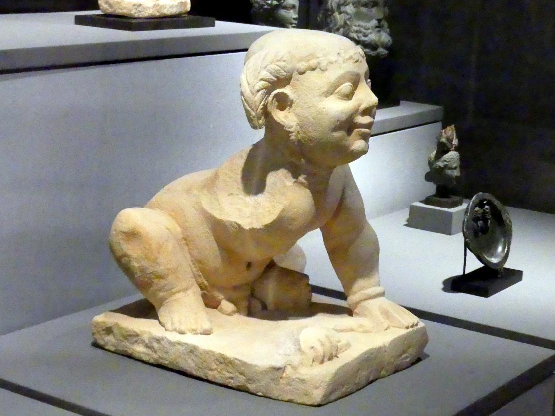 Figur eines Kleinkindes (Harpokrates), Römische Kaiserzeit, 27 v. Chr. - 54 n. Chr., 100 - 300, Bild 2/4