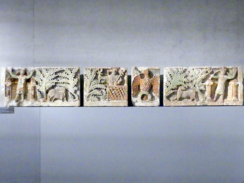 Relieffries mit christlichen Motiven, Koptische Zeit, 200 - 800, 300 - 500