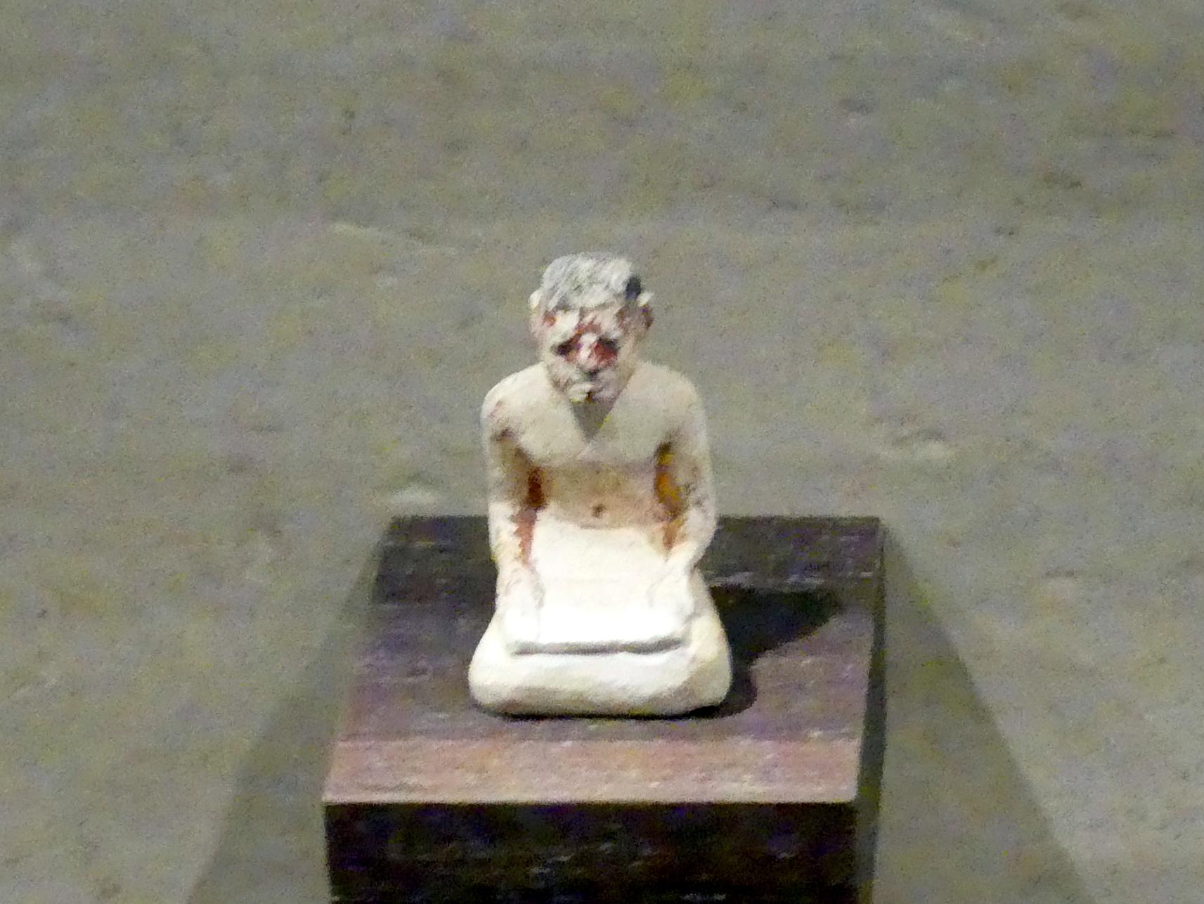 Statuette eines Schreibers, 12. Dynastie, 1803 - 1634 v. Chr., 1900 - 1850 v. Chr.