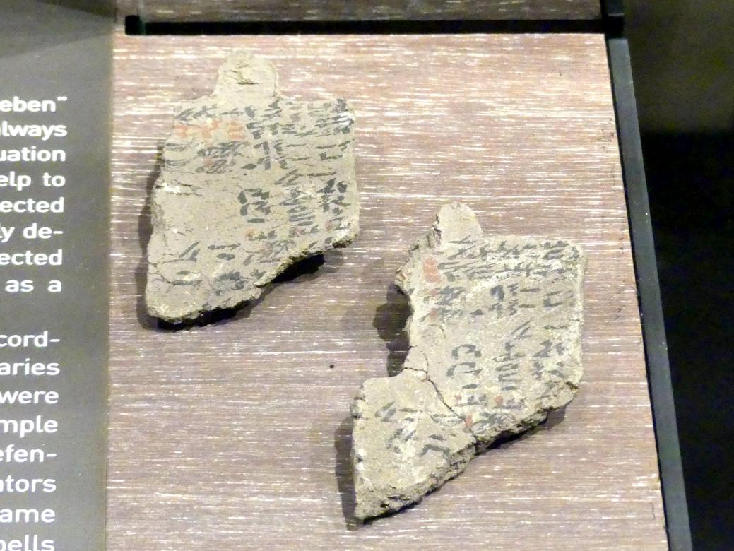 Zwei stilisierte Ächtungsfiguren zur magischen Vernichtung von Feinden, 5. Dynastie, 2353 - 2227 v. Chr., 2350 v. Chr.