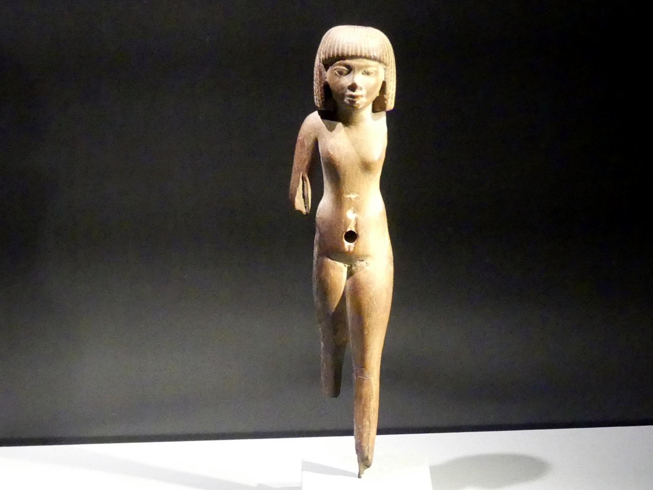 Figur eines Mädchens, 18. Dynastie, 1210 - 966 v. Chr., 1350 v. Chr.