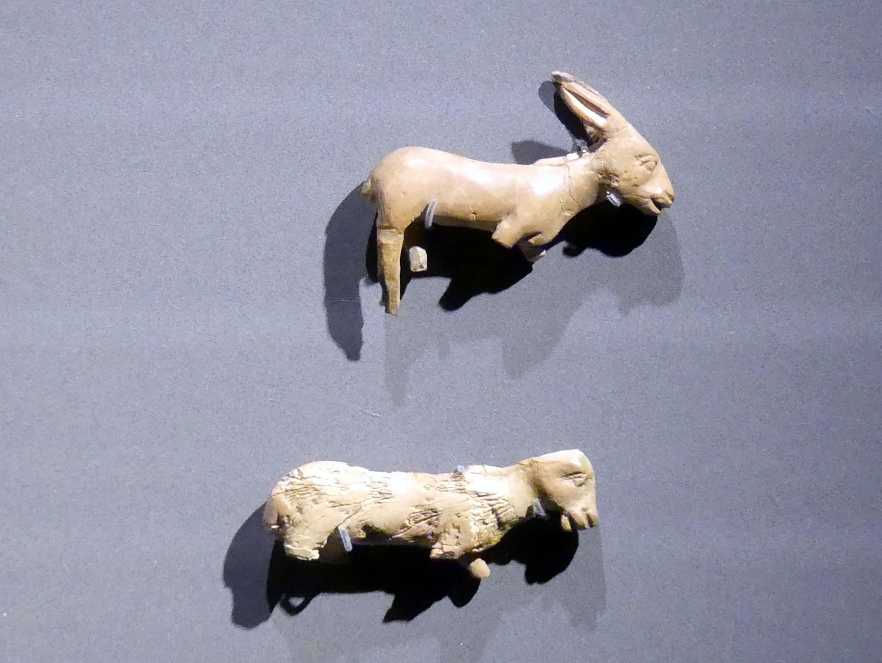 Zwei Eselfiguren, 0. Dynastie, 3000 v. Chr., 3000 v. Chr., Bild 1/2