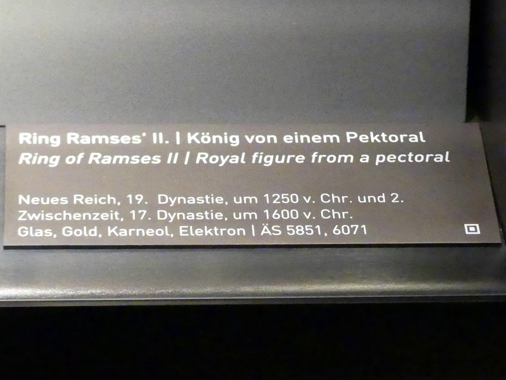 Ring Ramses II., 19. Dynastie, 953 - 887 v. Chr., 1250 v. Chr., Bild 2/2