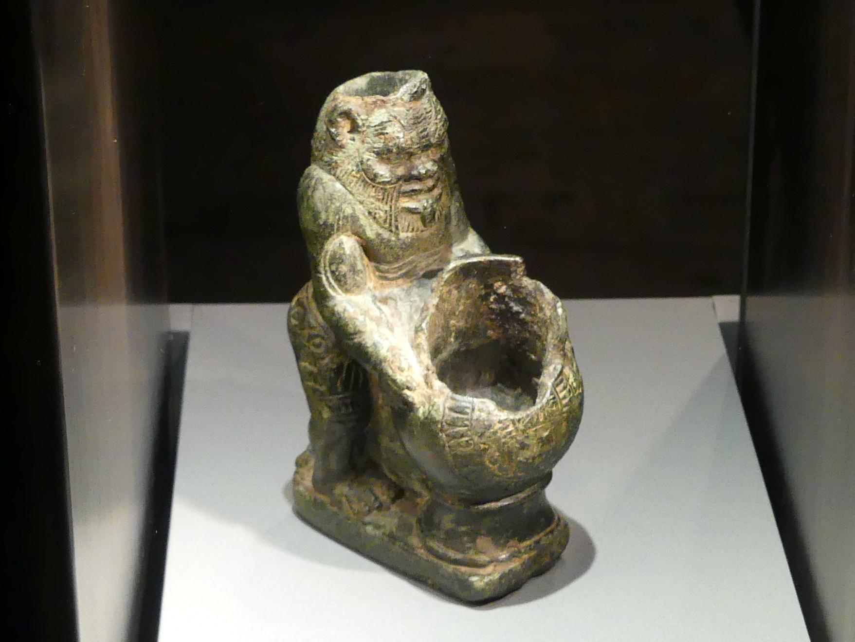 Salbgefäß in Gestalt des Gottes Bes, 18. Dynastie, Undatiert, 1300 v. Chr.