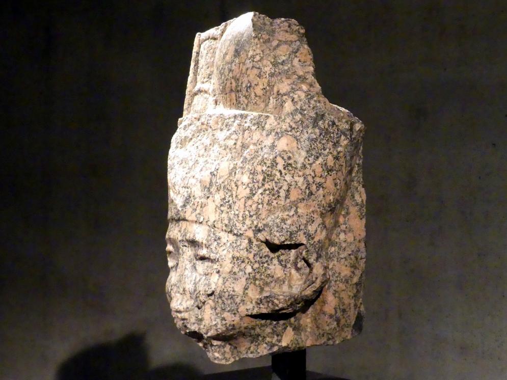 Kopf einer Statue des Gottes Amun mit Widderhörnern, Meroitische Zeit, 200 v. Chr. - 500 n. Chr., 200 - 1 v. Chr., Bild 2/4