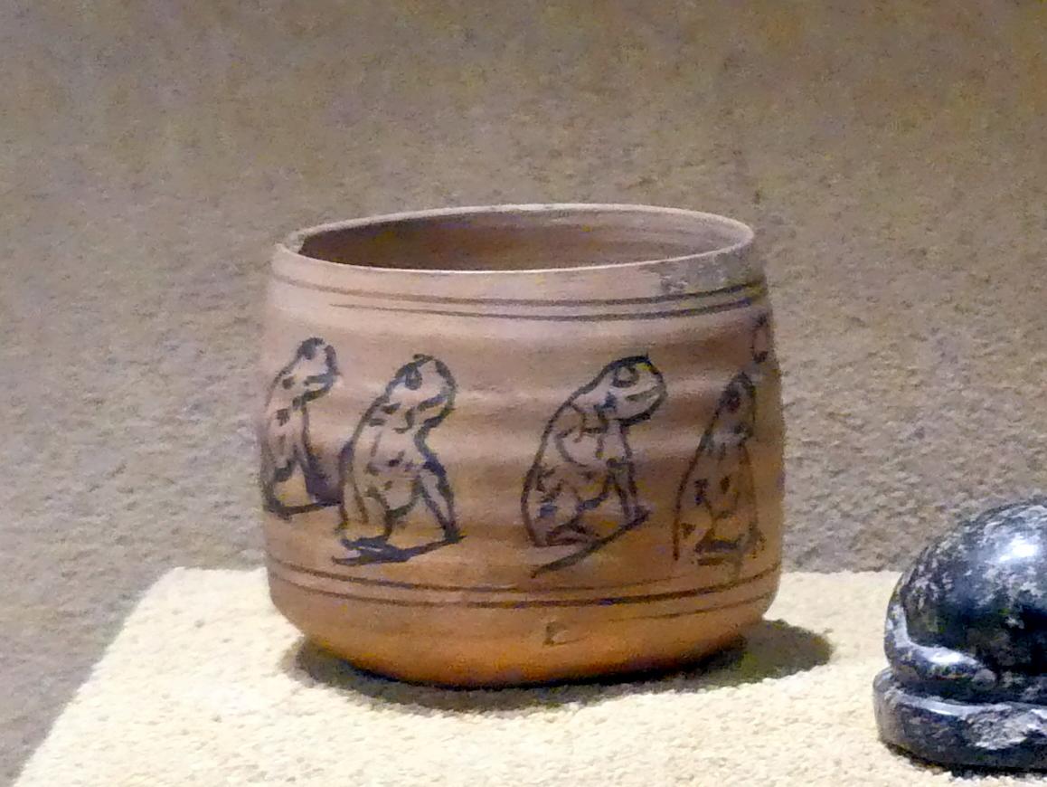 Becher mit Frosch- und Vogeldarstellungen, Meroitische Zeit, 200 v. Chr. - 500 n. Chr., 100 - 200