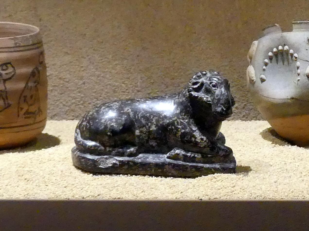 Figur eines liegenden Widders, 25. Dynastie, 741 - 655 v. Chr., 740 - 650 v. Chr.