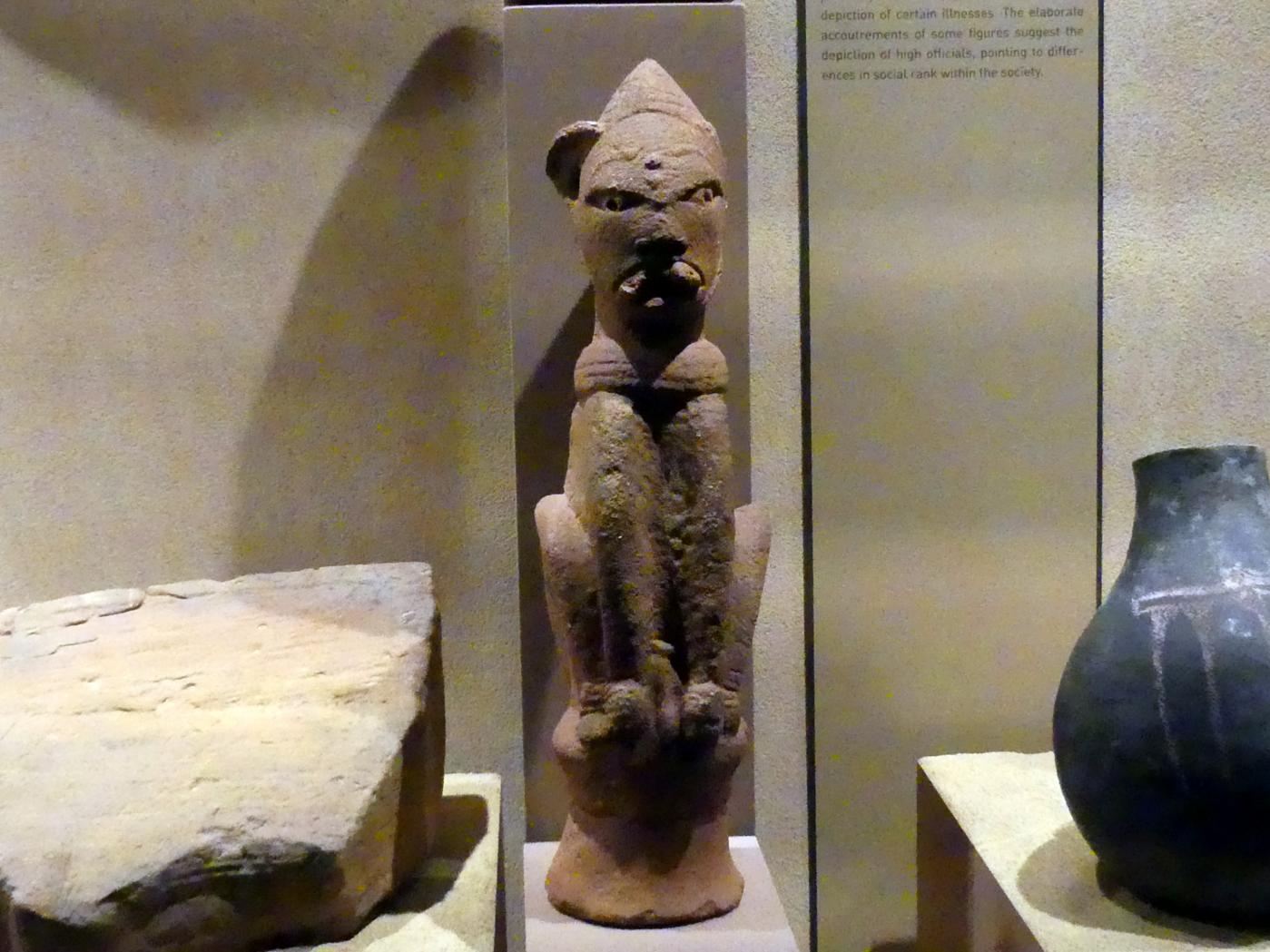 Statue der Nok-Kultur: Katze mit Menschenkopf, 500 v. Chr. - 200 n. Chr.