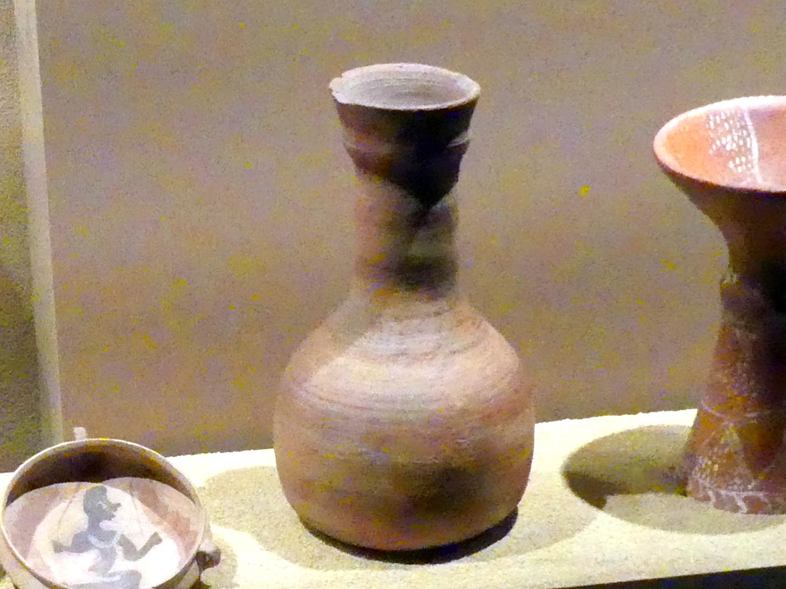 Flasche mit horizontalem Streifendekor, Meroitische Zeit, 200 v. Chr. - 500 n. Chr., 1 - 200, Bild 1/2