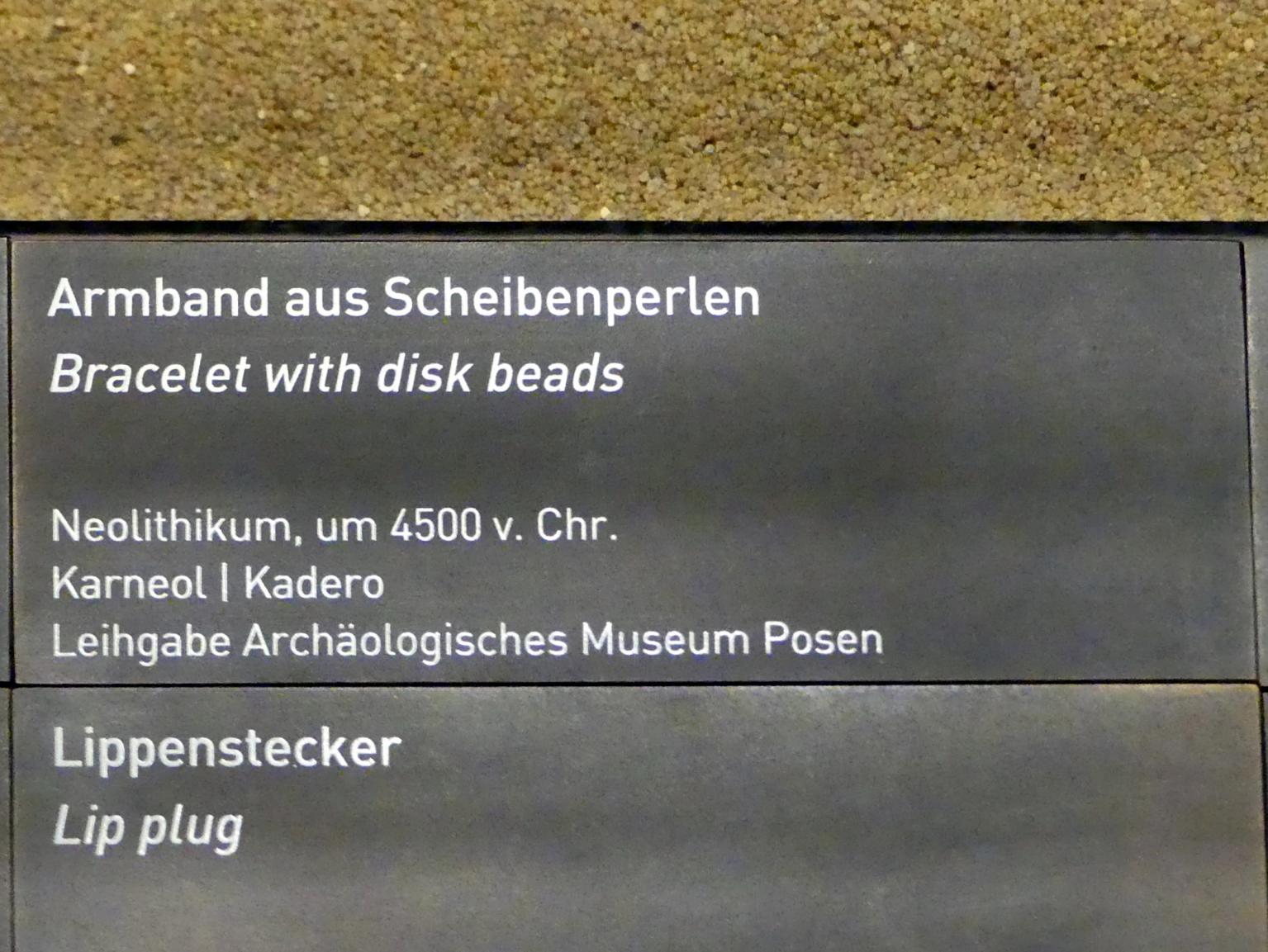 Armband aus Scheibenperlen, Neolithikum (Jungsteinzeit), 5500 - 1700 v. Chr., 4500 v. Chr., Bild 2/2