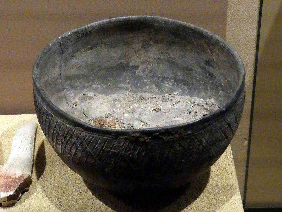 Schüssel mit originärer, fetthaltiger Substanz, 1600 v. Chr.