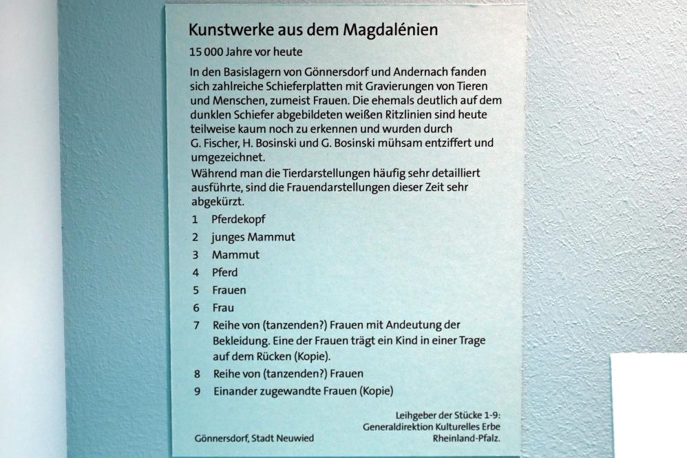 Reihe von (tanzenden?) Frauen mit Andeutung der Bekleidung (Kopie), 13000 v. Chr., Bild 2/2