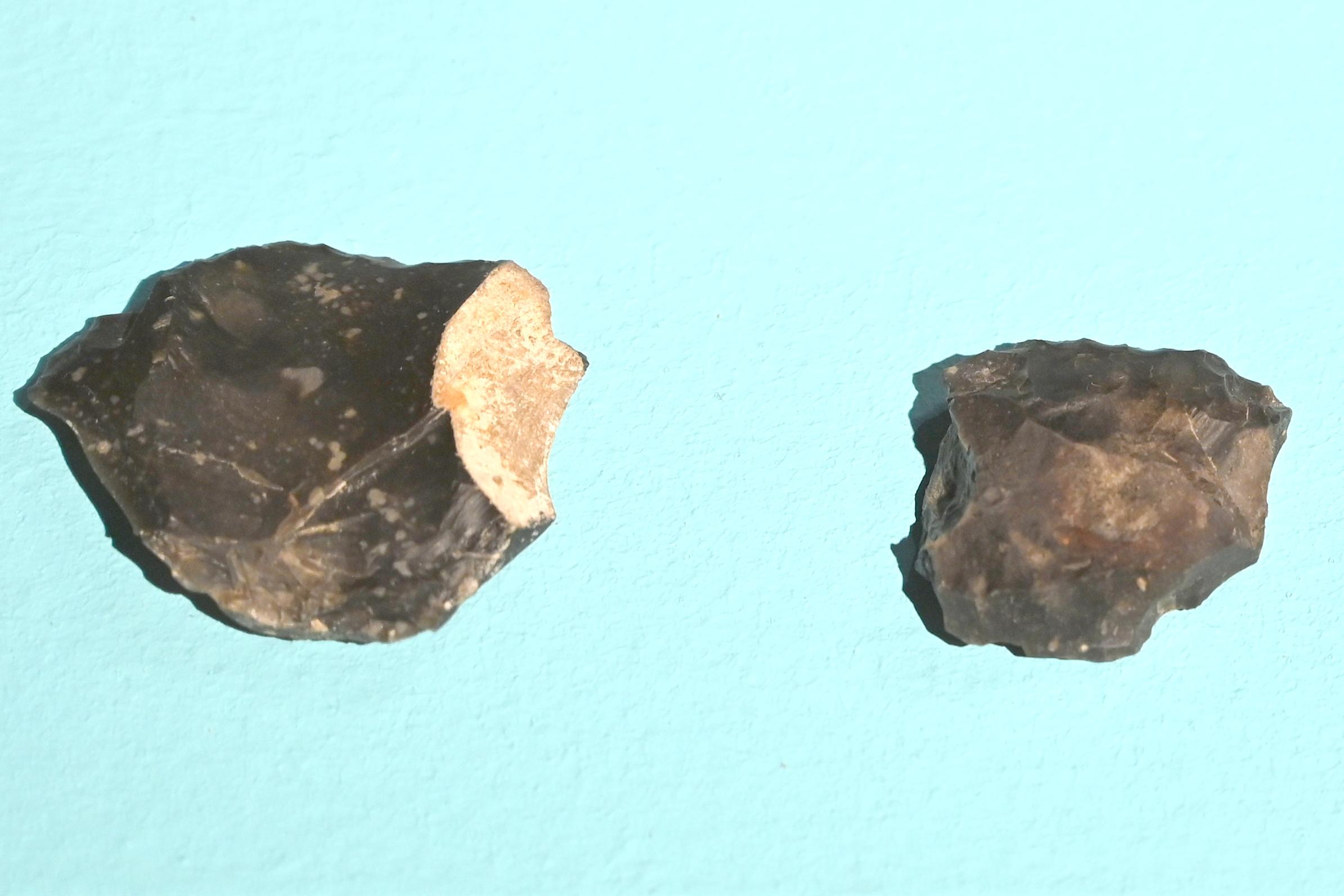 Abschlagkratzer, Mesolithikum, 9500 - 5500 v. Chr., 9000 v. Chr., Bild 1/2