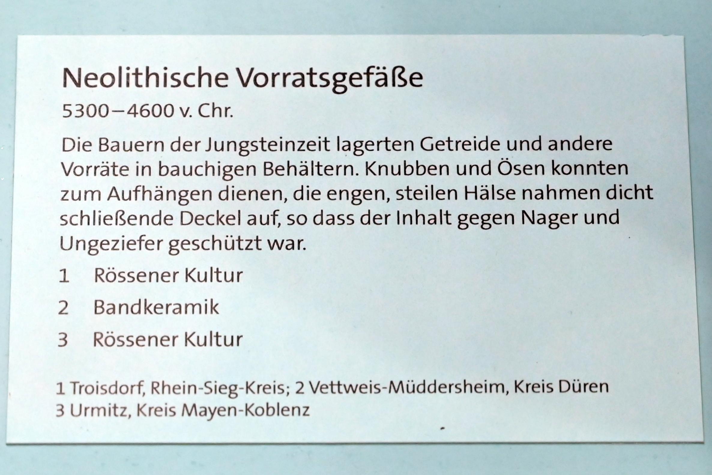 Vorratsgefäß, Neolithikum (Jungsteinzeit), Undatiert, Bild 2/2