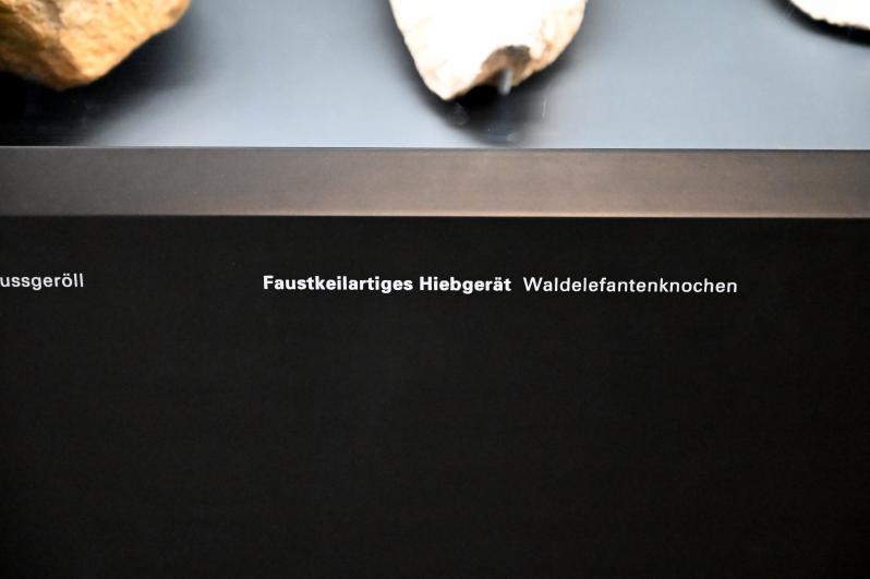 Faustkeilartiges Hiebgerät, Reinsdorf-Warmzeit, 370000 v. Chr., 370000 v. Chr., Bild 2/2
