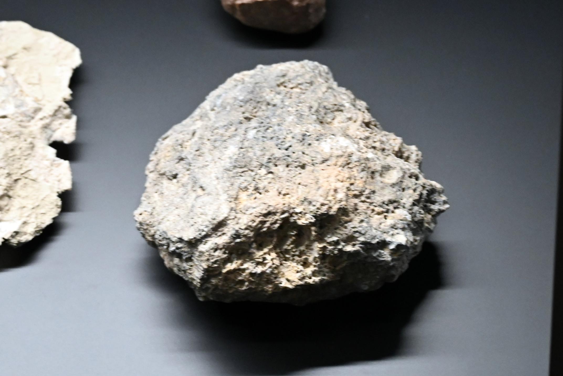 Travertinbrocken, Reinsdorf-Warmzeit, 370000 v. Chr., 370000 v. Chr., Bild 1/2