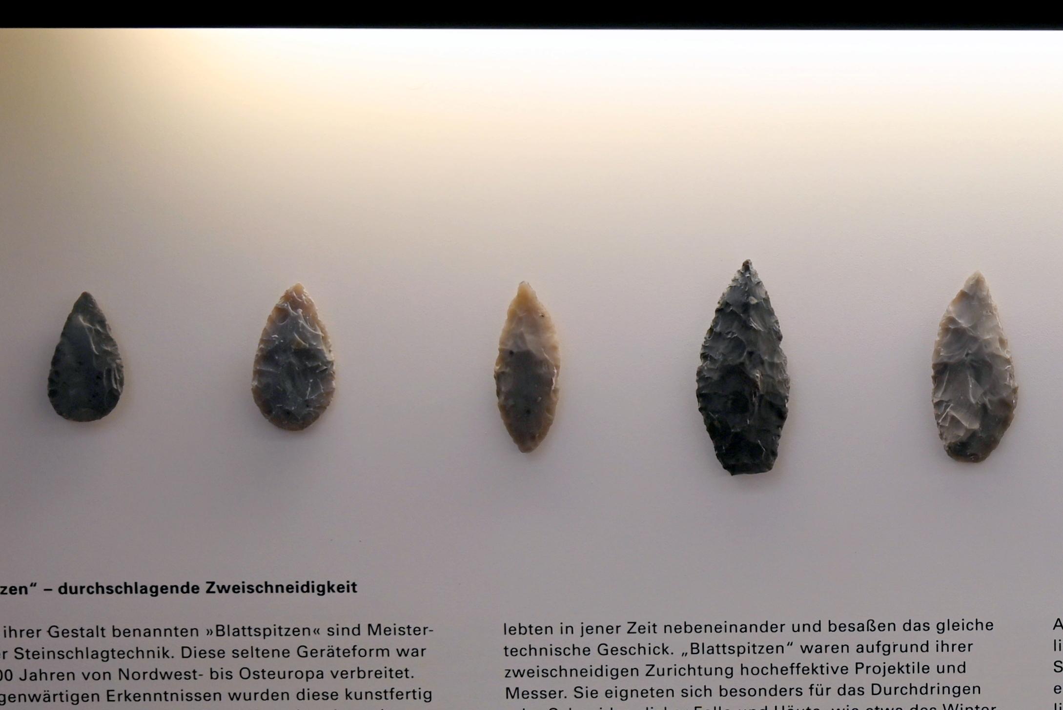 Blattspitzen, Mittelpaläolithikum, 200000 - 31000 v. Chr., 80000 - 31000 v. Chr., Bild 2/6
