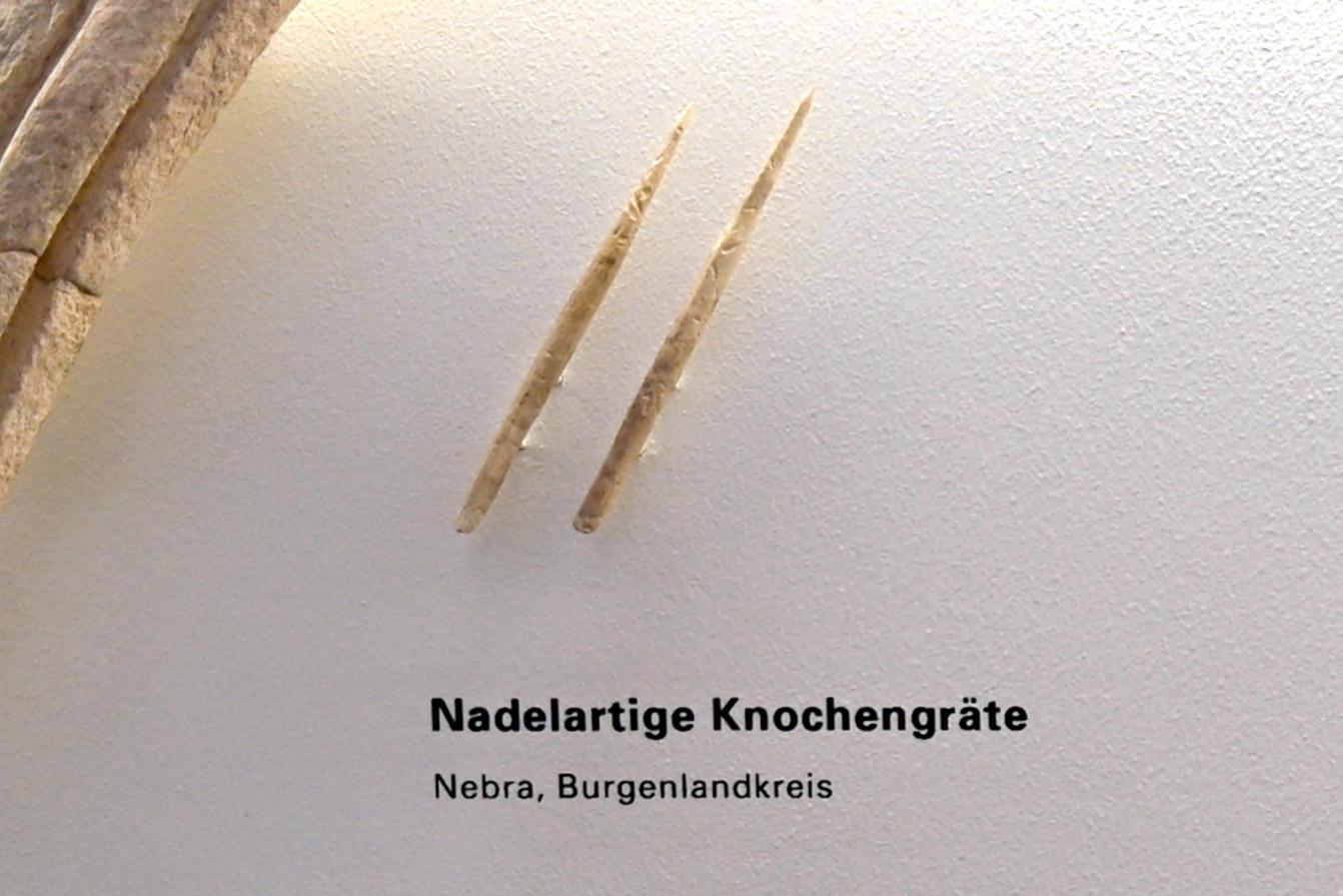 Nadelartige Knochengräte, Magdalénien, 13000 - 10000 v. Chr.
