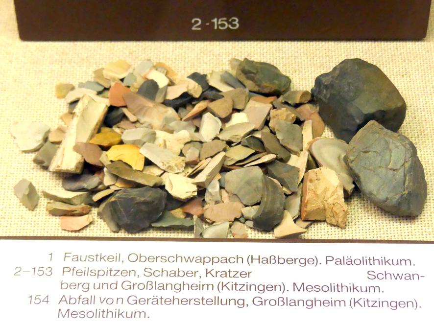 Abfall von Geräteherstellung, Mesolithikum, 9500 - 5500 v. Chr.