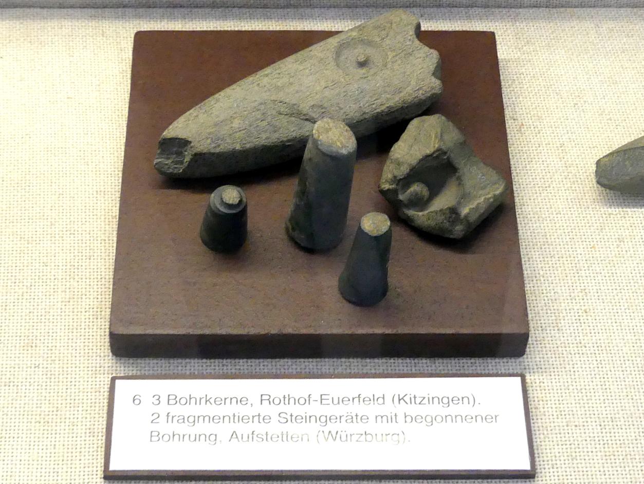 3 Bohrkerne, Neolithikum (Jungsteinzeit), 5500 - 1700 v. Chr.