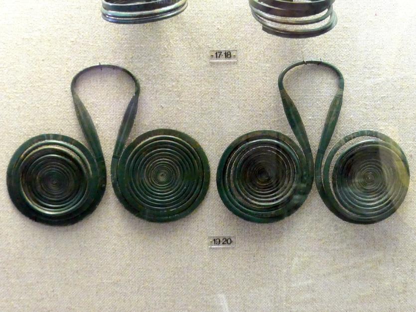 Hängespiralen, Späte (Jüngere) Bronzezeit, 1500 - 700 v. Chr.