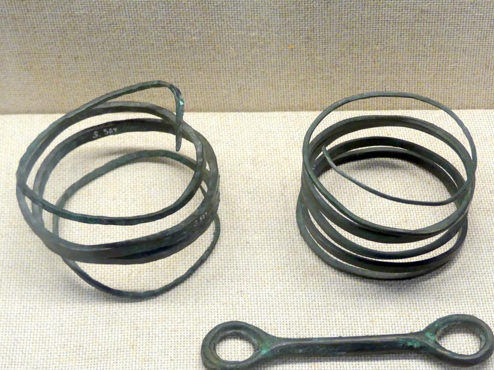 Armspiralen, Späte (Jüngere) Bronzezeit, 1500 - 700 v. Chr.