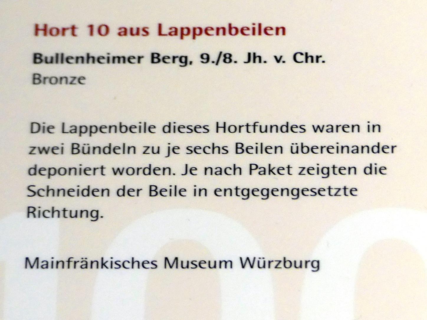 Hort aus Lappenbeilen, Urnenfelderzeit, 1400 - 700 v. Chr., 900 - 700 v. Chr., Bild 2/2