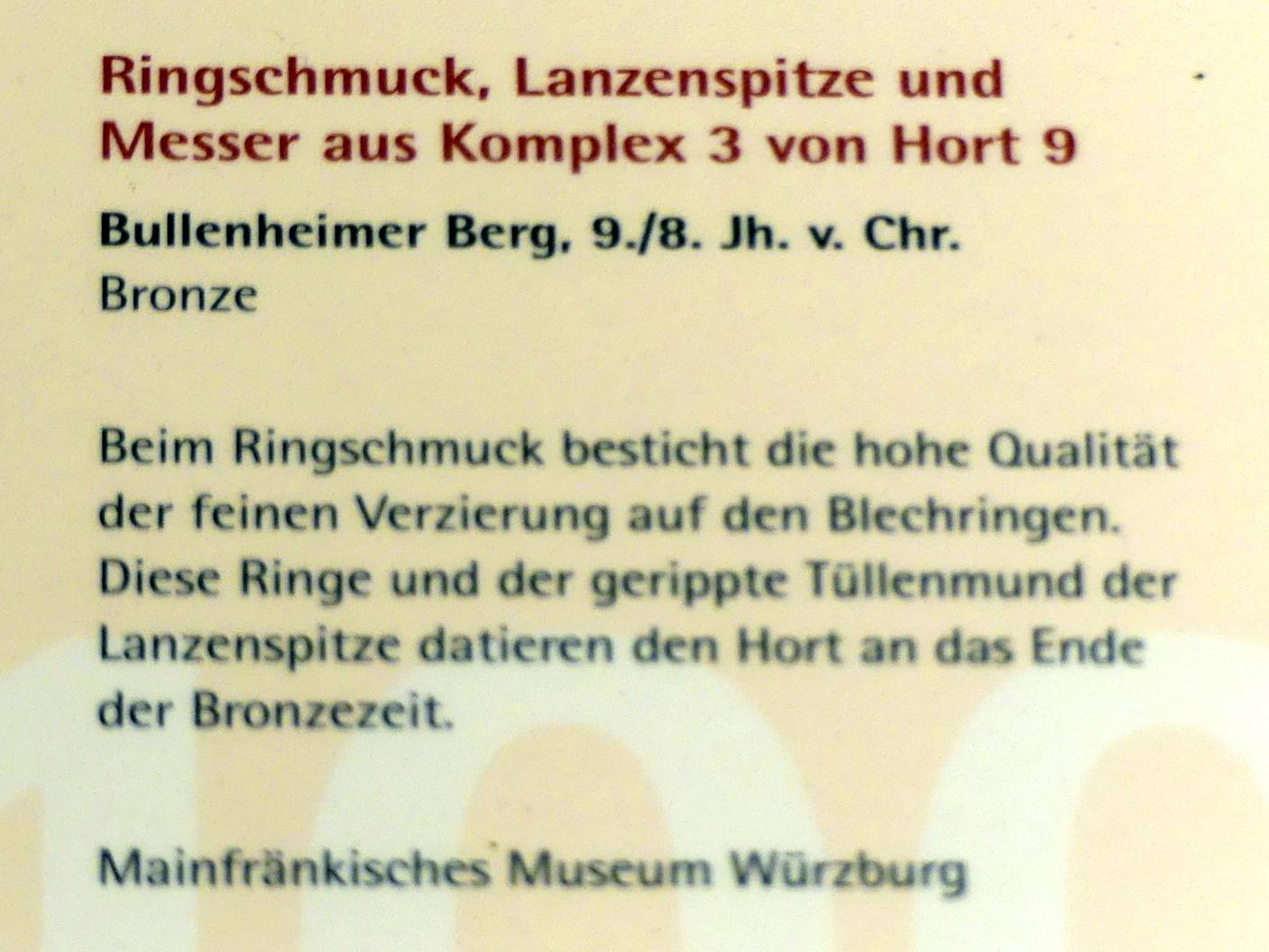 Ringschmuck, Urnenfelderzeit, 1400 - 700 v. Chr., 900 - 700 v. Chr., Bild 2/2