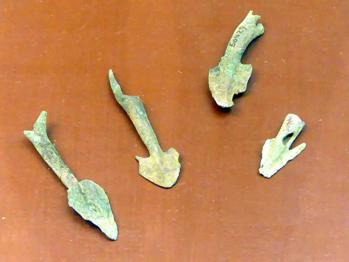 Pfeilspitzen, Urnenfelderzeit, 1400 - 700 v. Chr.