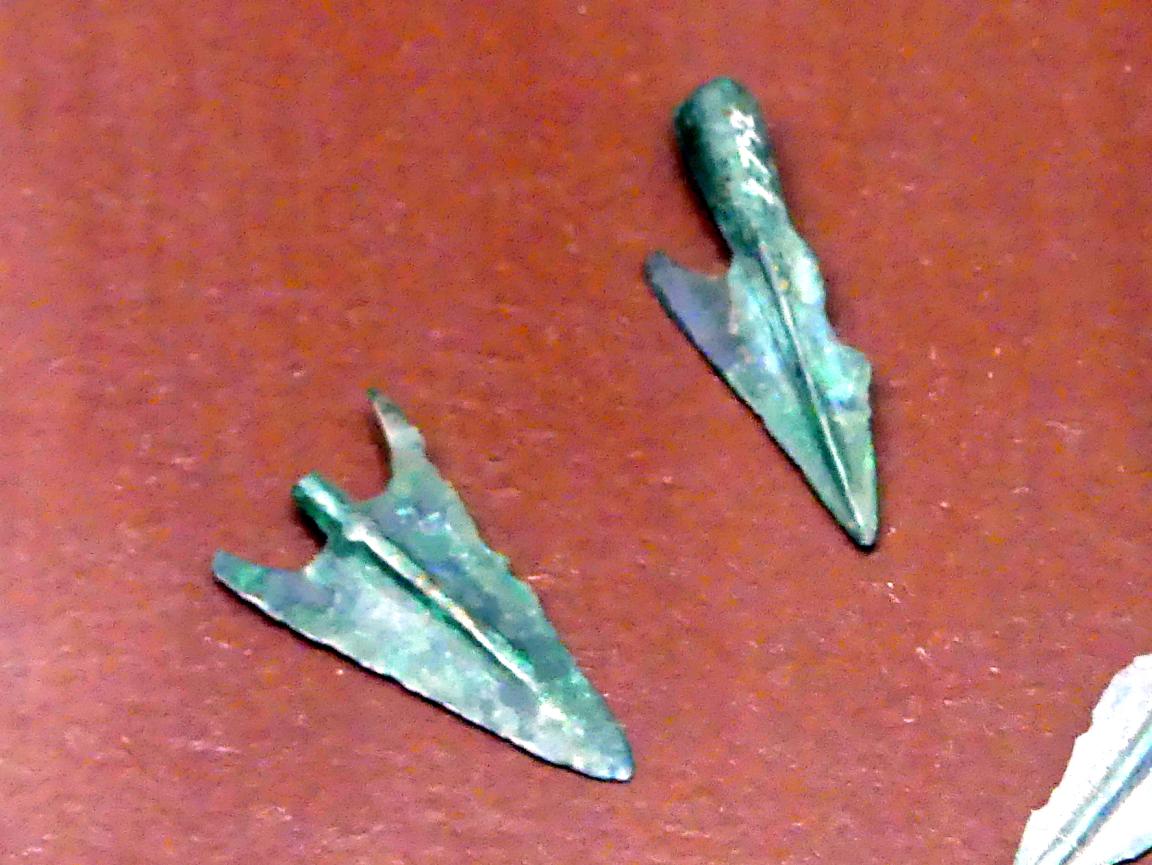 Pfeilspitzen, Urnenfelderzeit, 1400 - 700 v. Chr.