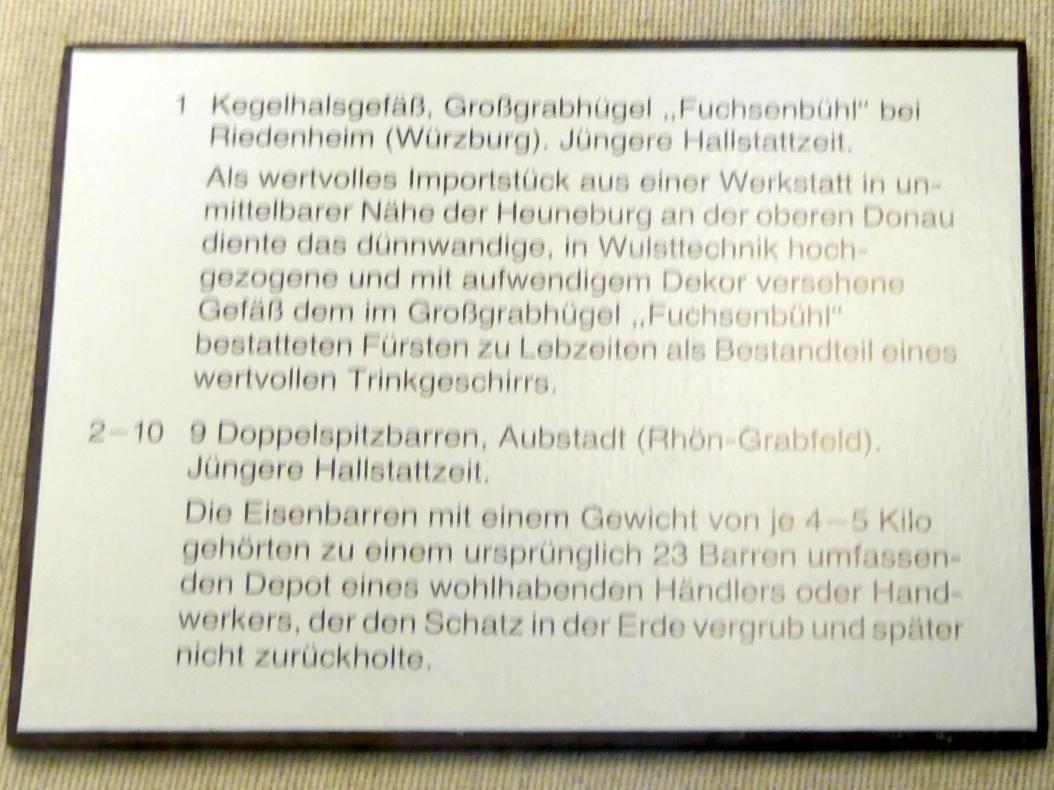 9 Doppelspitzbarren, Hallstattzeit D, Undatiert, Bild 3/3