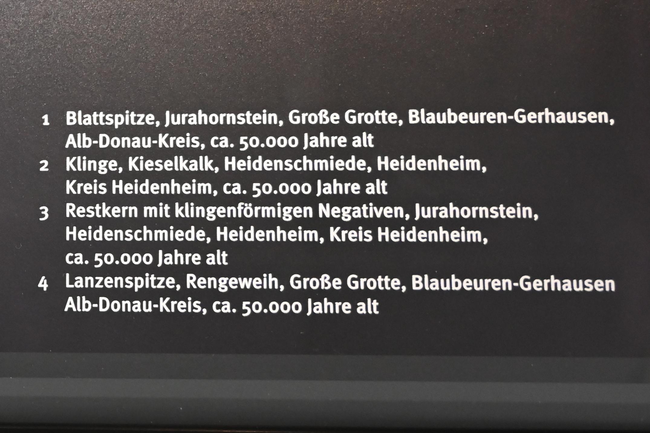 Klinge, Paläolithikum, 600000 - 10000 v. Chr., 50000 v. Chr., Bild 2/3