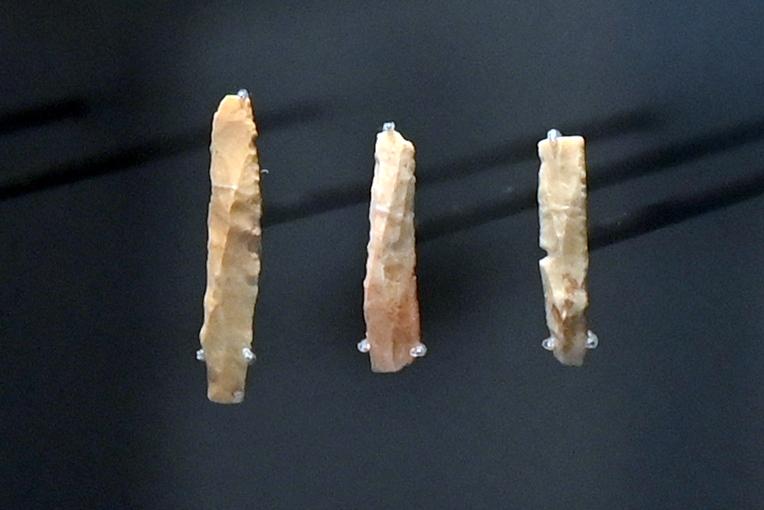 Drei Rückenmesser, 12000 - 10000 v. Chr.